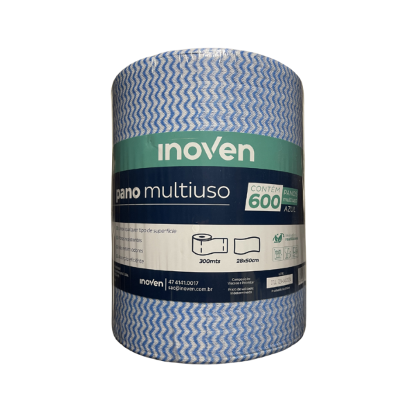 Pano Multiuso Inoven 300mts C/600 Panos - Azul - Imagem 9