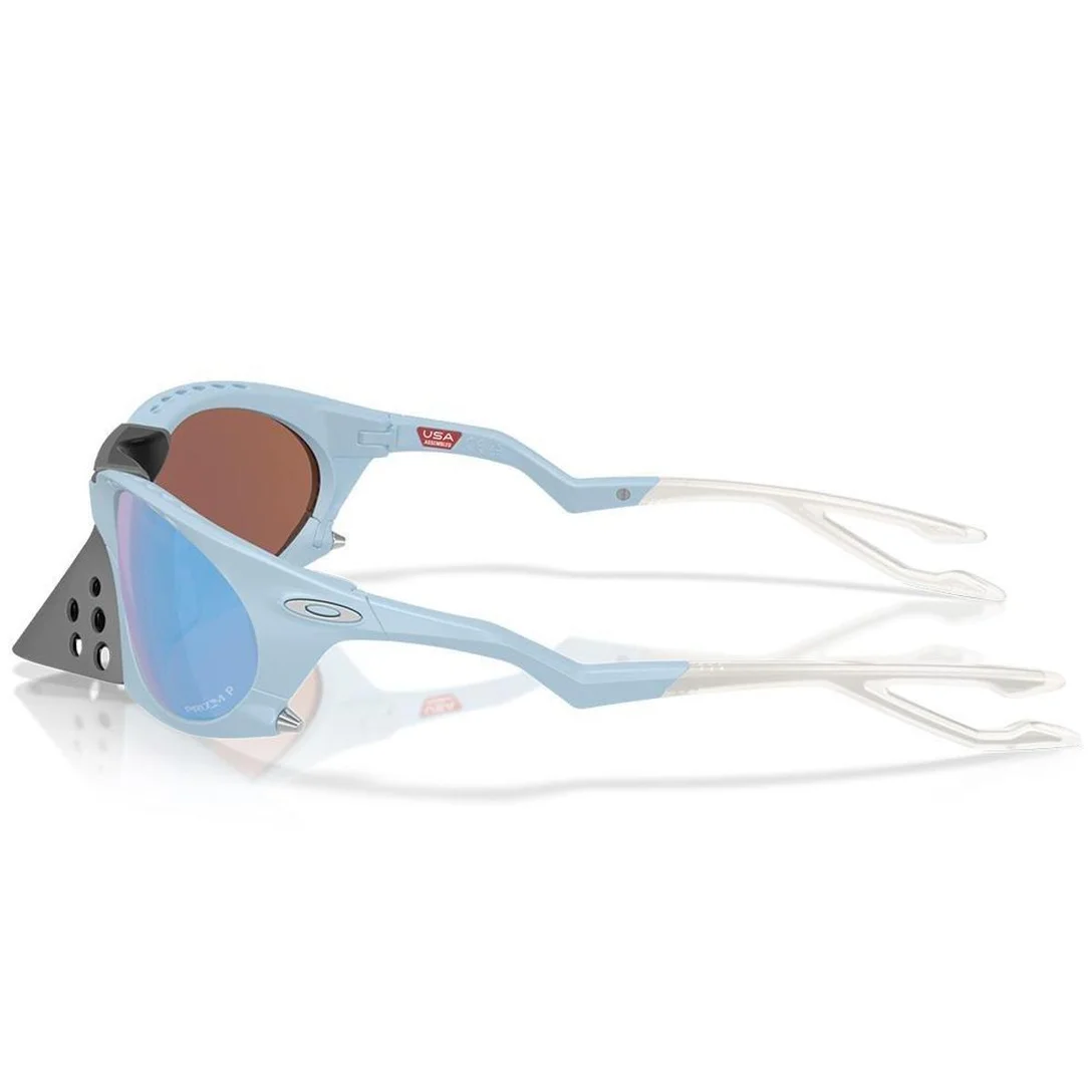 Óculos de Sol Oakley Plantaris Matte Stonewash 0463 - Azul - Imagem 3
