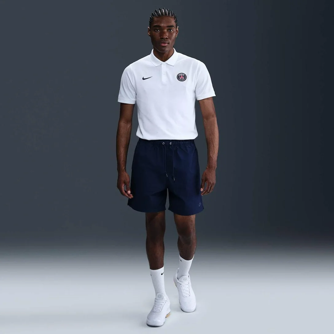 Camiseta Polo Nike Paris Saint-Germain Masculina - Branco - Imagem 2